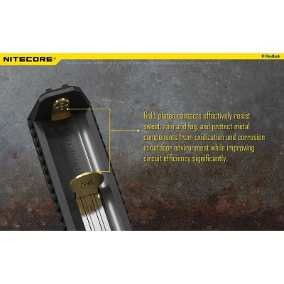 ΦΟΡΤΙΣΤΗΣ NITECORE F1, μίας θέσης + Power Bank | ΦΟΡΤΙΣΤΕΣ ΜΠΑΤΑΡΙΩΝ ΦΑΚΩΝ στο smart-tech.gr