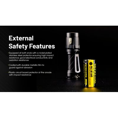 ΜΠΑΤΑΡΙΑ NITECORE 18350, 1600mAh, USB-C, NL1816R | ΜΠΑΤΑΡΙΕΣ ΦΑΚΩΝ στο smart-tech.gr