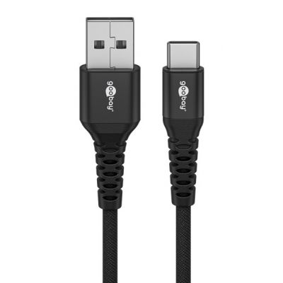 GOOBAY καλώδιο USB-C σε USB 74527, 60W, 480Mbps, 2m, μαύρο | Καλώδια USB-C (Type-C) στο smart-tech.gr