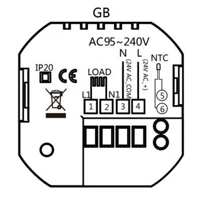 Smart θερμοστάτης πετρελαίου BHT-15GBLW, WiFi, χωνευτός, μαύρος | ΗΛΕΚΤΡΟΛΟΓΙΚΟΣ ΕΞΟΠΛΙΣΜΟΣ στο smart-tech.gr