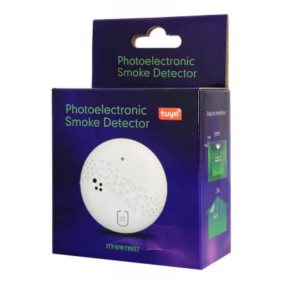 HANWEI ασύρματος ανιχνευτής καπνού JTY-GW-YB037 με ηχητικό & οπτικό συναγερμό, WiFi, TUYA | Ανιχνευτές Aερίων, Nερού και Kαπνού στο smart-tech.gr