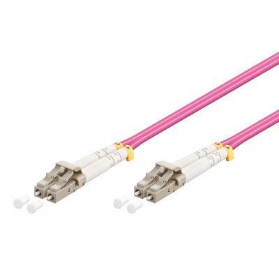 GOOBAY καλώδιο οπτικής ίνας LC-UPC 95936, Multimode OM4, 3m, βιολετί | Καλώδια δικτύου στο smart-tech.gr