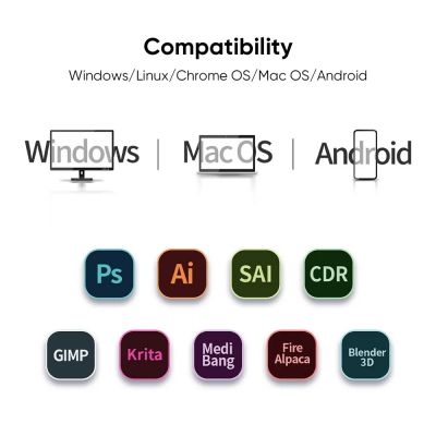 XP-PEN ταμπλέτα σχεδίασης με γραφίδα Deco 01 V3, 254x158.7mm, μαύρο | TABLETS στο smart-tech.gr