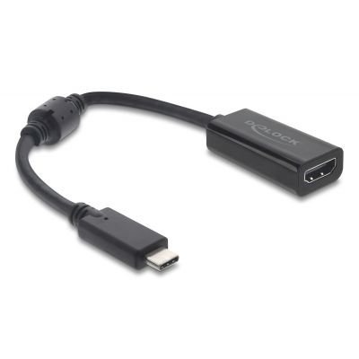DELOCK αντάπτορας USB-C σε HDMI 61085, 8K/60Hz, μαύρος | Καλώδια USB-C (Type-C) στο smart-tech.gr