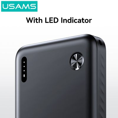 USAMS power bank CD253, 2x θύρες εξόδου, 10000mAh, 10W, μαύρο | POWER BANKS στο smart-tech.gr