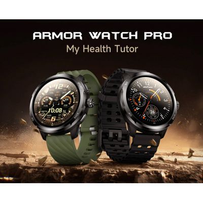 ULEFONE smartwatch Armor Watch Pro, 2x λουράκια, heart rate, 1.50" AMOLED, GPS, 5 ΑΤΜ/IP68/IP69K/MIL-STD-810H, μαύρο | Smartwatches & Activity Trackers στο smart-tech.gr