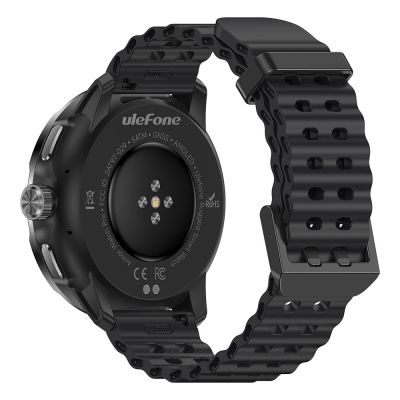 ULEFONE smartwatch Armor Watch Pro, 2x λουράκια, heart rate, 1.50" AMOLED, GPS, 5 ΑΤΜ/IP68/IP69K/MIL-STD-810H, μαύρο | Smartwatches & Activity Trackers στο smart-tech.gr