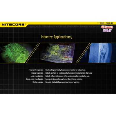 ΦΑΚΟΣ LED NITECORE THUMB LEO s/n, rechargable, 45lumens+500mW UV | ΜΙΚΡΟΙ ΦΑΚΟΙ - ΜΠΡΕΛΟΚ στο smart-tech.gr