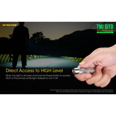 ΦΑΚΟΣ LED NITECORE TIKI GITD, Glow-In-The-Dark, USB-C, 300 lumens, 71 meters | ΜΙΚΡΟΙ ΦΑΚΟΙ - ΜΠΡΕΛΟΚ στο smart-tech.gr