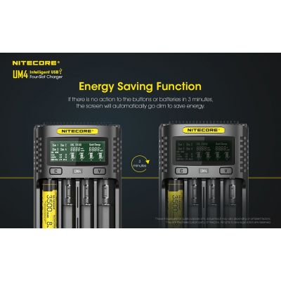 ΦΟΡΤΙΣΤΗΣ NITECORE UM4, 3000mA | ΦΟΡΤΙΣΤΕΣ ΜΠΑΤΑΡΙΩΝ ΦΑΚΩΝ στο smart-tech.gr