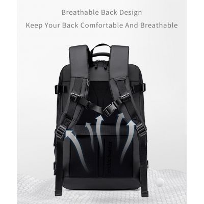 ARCTIC HUNTER τσάντα πλάτης B00866 με θήκη laptop 15.6", αεροστεγής θήκη, 35.5L/49.5L, μαύρη | Τσάντες & Σακίδια καθημερινής χρήσης στο smart-tech.gr