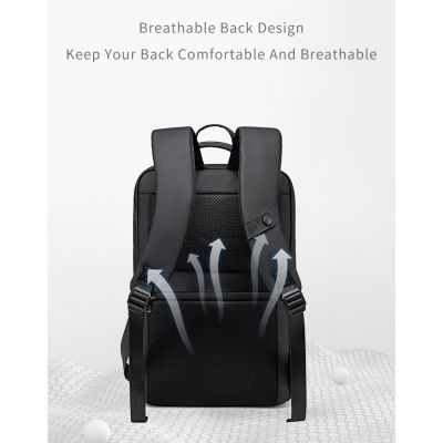 ARCTIC HUNTER τσάντα πλάτης B00872 με θήκη laptop 15.6", 14.5L, μαύρη | Τσάντες & Σακίδια καθημερινής χρήσης στο smart-tech.gr