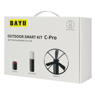 BAYU camping kit με powerbank/ανεμιστήρα/φωτιστικό/συσκευή για κουνούπια C-Pro | ΟΙΚΙΑΚΟΣ ΕΞΟΠΛΙΣΜΟΣ στο smart-tech.gr