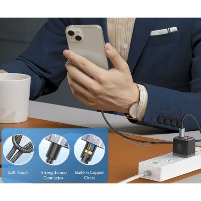 ORICO καλώδιο Lightning σε USB-C GQA29, 29W, 480Mbps, 1m, μαύρο | Καλώδια USB-C (Type-C) στο smart-tech.gr