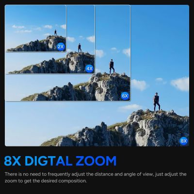 SJCAM action camera SJ8 Pro, οθόνη αφής, 12MP/4K, WiFi, αδιάβροχη θήκη, μαύρη | Action κάμερες στο smart-tech.gr