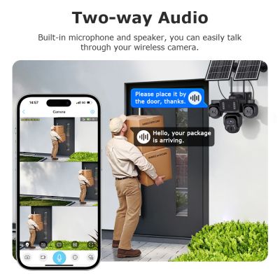 SECTEC smart ηλιακή κάμερα ST-523-9MAOV-4G-EU, triple lens, 3MP, 4G, SD, PTZ, IP66 | Διαδικτυακές IP Κάμερες στο smart-tech.gr