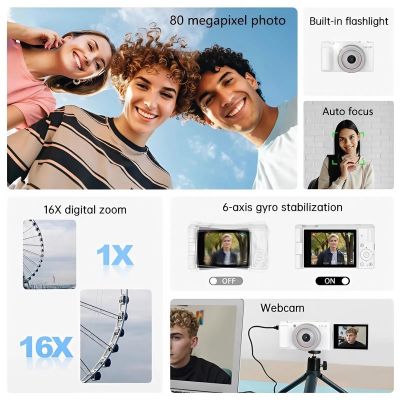 SJCAM compact φωτογραφική μηχανή ZV200, 12MP, 16x ψηφιακό zoom, μαύρη | Action κάμερες στο smart-tech.gr