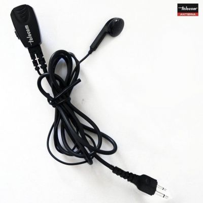 Telecom JD-1301 Μικρόφωνο με απλό ακουστικό αυτιού (τύπου ψείρα) & ΡΤΤ με κλιπ 360°. | Ενσύρματα Μικροακουστικά & Μικρομεγάφωνα στο smart-tech.gr