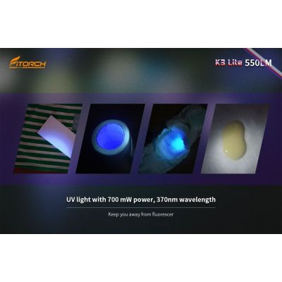 Fitorch K3 Lite 550 Lumens Black | ΜΙΚΡΟΙ ΦΑΚΟΙ - ΜΠΡΕΛΟΚ στο smart-tech.gr