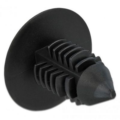 DELOCK Πλαστική τάπα 60187 για κάλυψη οπών, 15x14.5mm, μαύρη, 10τμχ | Βοηθητικά Εργαλεία στο smart-tech.gr