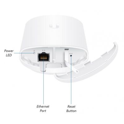 UBIQUITI NanoStation Loco 5AC, 5GHz, 450Mbps, 13dBi, λευκό | Access Points - WiFi Extenders στο smart-tech.gr