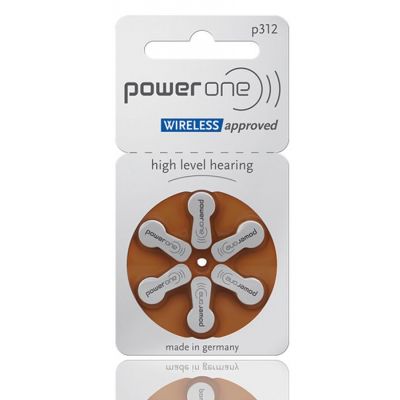 POWER ONE μπαταρίες ακουστικών βαρηκοΐας P312, mercury free, 1.45V, 6τμχ | ΜΠΑΤΑΡΙΕΣ ΑΚΟΥΣΤΙΚΩΝ ΒΑΡΗΚΟΪΑΣ στο smart-tech.gr