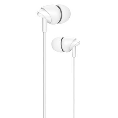 USAMS earphones με μικρόφωνο EP-39, 10mm, 1.2m, λευκά | Ακουστικά με μικρόφωνο (Handsfree) στο smart-tech.gr