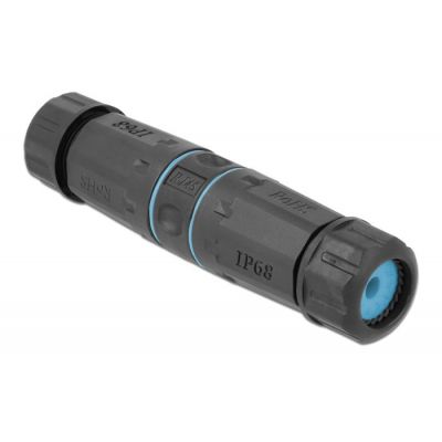 DELOCK αδιάβροχος αμφίδρομος σύνδεσμος RJ45 Cat.6A 86693, μπλε | Καλώδια δικτύου στο smart-tech.gr