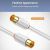 CABLETIME καλώδιο TV M σε TV F AV101, 75OHM, 1m, λευκό | Καλώδια RF (Κεραίας) στο smart-tech.gr