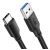 CABLETIME καλώδιο USB 3.0 σε USB Type-C C160, 5V 3A, 0.25m, μαύρο | Καλώδια USB-C (Type-C) στο smart-tech.gr