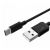 USAMS Καλώδιο USB σε Type-C US-SJ099 U-Turn, 1m, μαύρο | Καλώδια USB-C (Type-C) στο smart-tech.gr