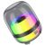 Φορητό Ηχείο Wireless Hoco BS58 Crystal BT 5.1 1800mAh 10W με USB & Micro SD 360° LED Φωτισμό Μαύρο | Φορητά Ασύρματα Ηχεία Bluetooth στο smart-tech.gr