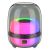 Φορητό Ηχείο Wireless Hoco BS58 Crystal BT 5.1 1800mAh 10W με USB & Micro SD 360° LED Φωτισμό Μαύρο | Φορητά Ασύρματα Ηχεία Bluetooth στο smart-tech.gr