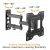 POWERTECH επιτοίχια βάση PT-1129 για τηλεόραση 23-43", full motion, 30kg | Βάσεις τηλεοράσεων τοίχου στο smart-tech.gr