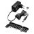 GOOBAY επιτοίχιος φορτιστής 64568, 3V-12V, 12W/1A, 12 tips | UNIVERSAL ΤΡΟΦΟΔΟΤΙΚΑ στο smart-tech.gr