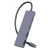 POWERTECH USB hub PTH-110, 4x θυρών, 10Gbps, USB-C σύνδεση, γκρι | CARD READERS στο smart-tech.gr