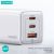 USAMS φορτιστής τοίχου US-CC180, USB & 2x USB-C, 65W PD, GaN, μαύρος | ΦΟΡΤΙΣΤΕΣ / ΤΡΟΦΟΔΟΤΙΚΑ USB στο smart-tech.gr