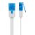 GOOBAY καλώδιο δικτύου 96380, CAT 6A U/UTP, flat, 500MHz, copper, 15m, λευκό | Καλώδια δικτύου στο smart-tech.gr