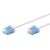GOOBAY καλώδιο δικτύου 74286, CAT 6A U/UTP, slim, copper, 500MHz, 1m, λευκό | Καλώδια δικτύου στο smart-tech.gr