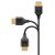 GOOBAY καλώδιο HDMI 75292 με Ethernet, slim, 4K/60Hz, 18 Gbps, 0.5m, μαύρο | Λοιπά Καλώδια, Adaptors & Μετατροπείς στο smart-tech.gr