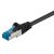 GOOBAY καλώδιο δικτύου 93746, CAT 6A S/FTP, 500MHz, Copper, 2m, μαύρο | Καλώδια δικτύου στο smart-tech.gr