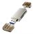 CABLETIME card reader CT-ACMCD2-ZG για SD & micro SD, USB/USB-C σύνδεση, 5Gbps, γκρι | CARD READERS στο smart-tech.gr