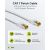 GOOBAY καλώδιο δικτύου 91090, CAT 7 S/FTP, copper, 500MHz, 0.50m, λευκό | Καλώδια δικτύου στο smart-tech.gr