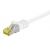 GOOBAY καλώδιο δικτύου 91090, CAT 7 S/FTP, copper, 500MHz, 0.50m, λευκό | Καλώδια δικτύου στο smart-tech.gr