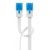 GOOBAY καλώδιο δικτύου 96303, CAT 6A U/UTP, flat, 500MHz, Copper, 0.5m, λευκό | Καλώδια δικτύου στο smart-tech.gr