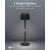 GOOBAY επιτραπέζιο φωτιστικό 77675, 3000K, dimmable, επαναφορτιζόμενο, μαύρο | Λάμπες - Λαμπτήρες - Φωτιστικά στο smart-tech.gr