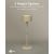 GOOBAY επιτραπέζιο φωτιστικό 77678, 3000K, dimmable, επαναφορτιζόμενο, μπεζ | Λάμπες - Λαμπτήρες - Φωτιστικά στο smart-tech.gr