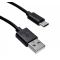 Καλώδιο σύνδεσης Jasper USB-C 2,1Α Μαύρο 1m | ΕΠΙΤΟΙΧΙΟΙ ΦΟΡΤΙΣΤΕΣ USB & ΚΑΛΩΔΙΑ ΦΟΡΤΙΣΗΣ στο smart-tech.gr