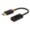 CABLETIME αντάπτορας DisplayPort σε HDMI AV586, 1080p, 0.2m, μαύρος | Λοιπά Καλώδια, Adaptors & Μετατροπείς στο smart-tech.gr
