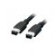 ??????? MediaRange Firewire plug (6-pin)/Firewire plug (6-pin) 1.8M Black (MRCS122) | Καλώδια Fireware στο smart-tech.gr